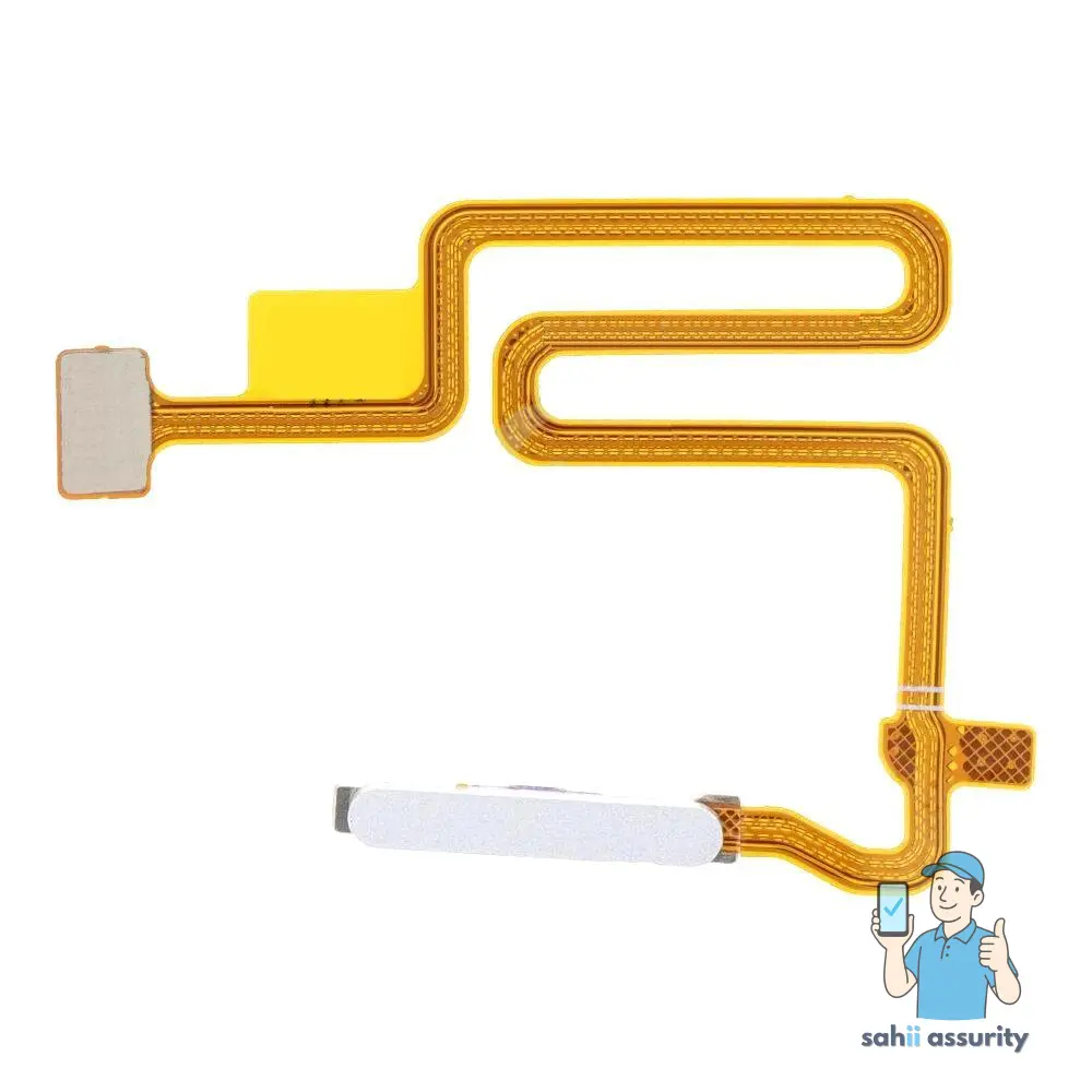 Fingerprint Sensor with Flex Cable for Oppo A16 Silver